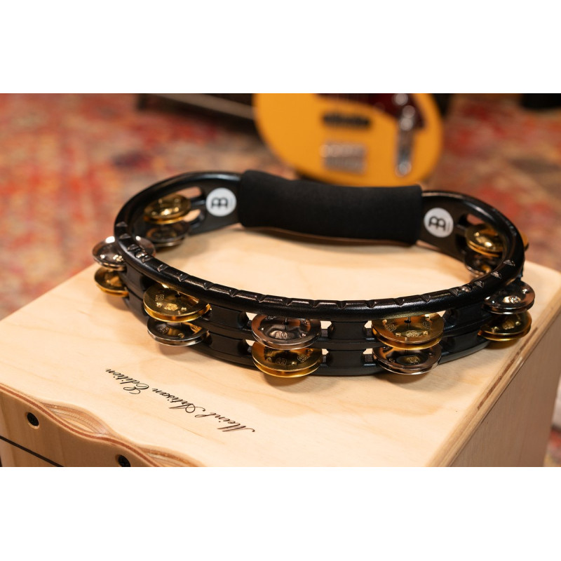 Meinl Percussion TMT1M-BK Recording-Combo Hand Held ABS Tambourine