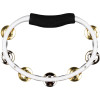 Meinl Percussion TMT1M-WH Traditional ABS Series Hand Held Molded ABS Tambourine - White/Mixed Nickel Plated Steel/Solid