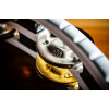 Meinl Percussion TMT1M-WH Traditional ABS Series Hand Held Molded ABS Tambourine - White/Mixed Nickel Plated Steel/Solid
