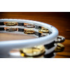 Meinl Percussion TMT1M-WH Traditional ABS Series Hand Held Molded ABS Tambourine - White/Mixed Nickel Plated Steel/Solid