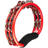 Meinl Percussion TMT1R Traditional ABS Series Hand Held Molded ABS Tambourine - Red/Nickel-Plated Jingles