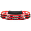 Meinl Percussion TMT1R Traditional ABS Series Hand Held Molded ABS Tambourine - Red/Nickel-Plated Jingles