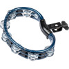 Meinl Percussion TMT2A-B Traditional Mountable ABS Series Molded ABS Tambourine - Blue/Aluminum Jingles