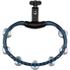 Meinl Percussion TMT2A-B Traditional Mountable ABS Series Molded ABS Tambourine - Blue/Aluminum Jingles