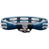 Meinl Percussion TMT2A-B Traditional Mountable ABS Series Molded ABS Tambourine - Blue/Aluminum Jingles