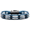 Meinl Percussion TMT2A-B Traditional Mountable ABS Series Molded ABS Tambourine - Blue/Aluminum Jingles
