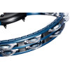 Meinl Percussion TMT2A-B Traditional Mountable ABS Series Molded ABS Tambourine - Blue/Aluminum Jingles