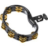 Meinl Percussion TMT2B-BK Traditional Mountable ABS Series Molded ABS Tambourine - Black/Solid Brass Jingles