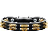 Meinl Percussion TMT2B-BK Traditional Mountable ABS Series Molded ABS Tambourine - Black/Solid Brass Jingles