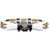 Meinl Percussion TMT2M-WH Traditional Mountable ABS Series Molded ABS Tambourine - White/Mixed Jingles