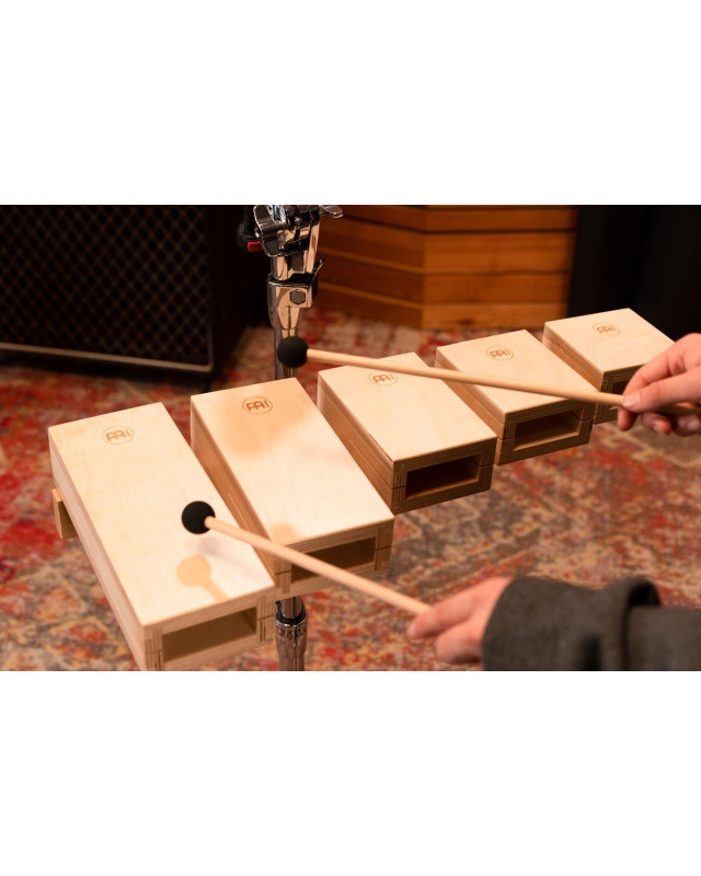 Meinl Percussion TMWTB Wood Temple Block Set