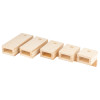 Meinl Percussion TMWTB Wood Temple Block Set