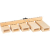 Meinl Percussion TMWTB Wood Temple Block Set