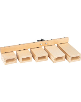 Meinl Percussion TMWTB Wood Temple Block Set