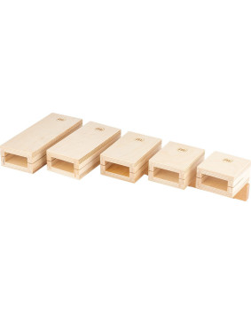 Meinl Percussion TMWTB Wood Temple Block Set