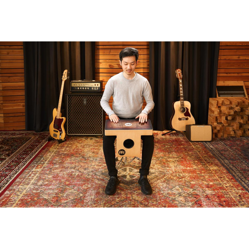Meinl Percussion TOPCAJ1EB Slaptop Cajon - Espresso Brown