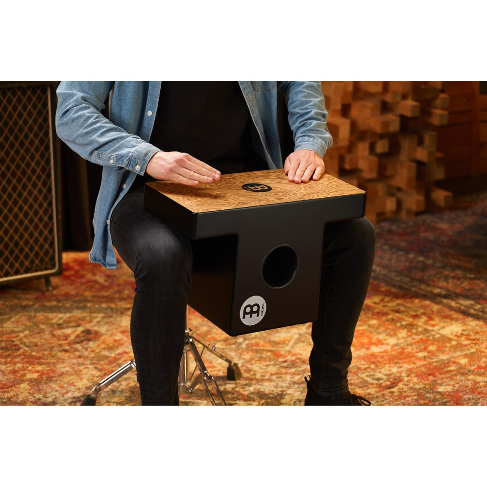 Meinl Percussion TOPCAJ1MB Slaptop Series Slaptop Cajon - Makah Burl
