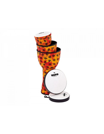 Meinl Percussion VR-SDJSET-SH MEINL Drum Circle Djembes Series Pop Off Djembe Set - 3 pcs