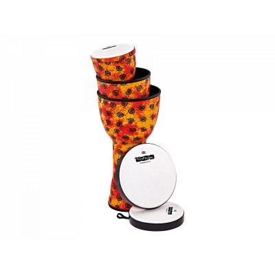 Meinl Percussion VR-SDJSET-SH MEINL Drum Circle Djembes Series Pop Off Djembe Set - 3 pcs