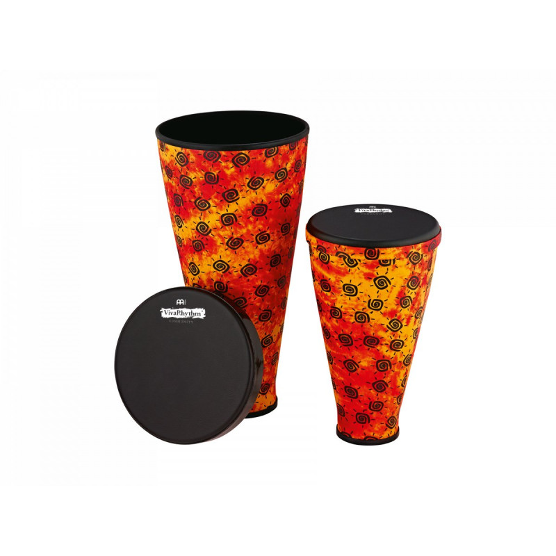 Meinl Percussion VR-SDSET-NH MEINL Drum Circle Stack Drum Series Drum Set - 9 1/2