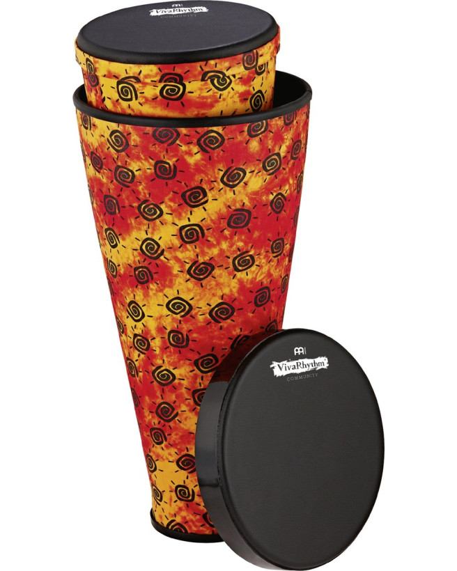 Meinl Percussion VR-SDSET-NH MEINL Drum Circle Stack Drum Series Drum Set - 9 1/2