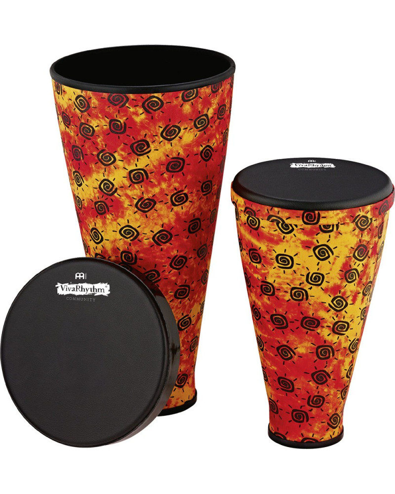 Meinl Percussion VR-SDSET-NH MEINL Drum Circle Stack Drum Series Drum Set - 9 1/2