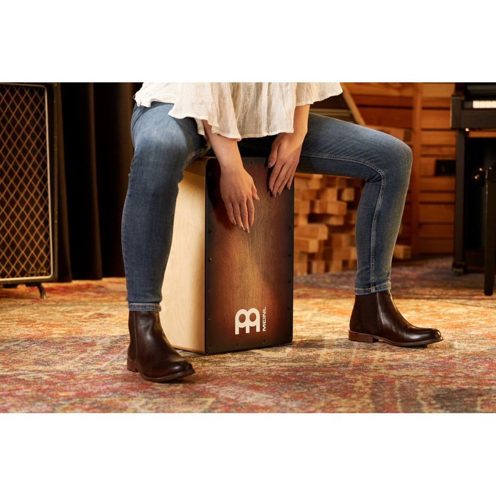 Meinl Percussion WC100EB Woodcraft Series String Cajon - Espresso Burst