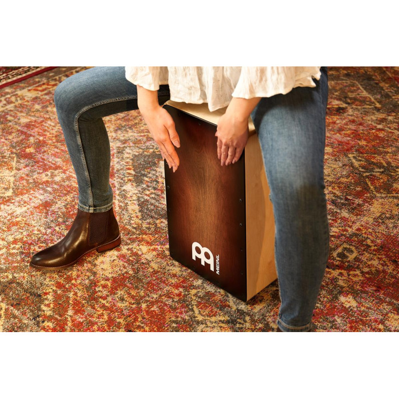 Meinl Percussion WC100EB Woodcraft Series String Cajon - Espresso Burst