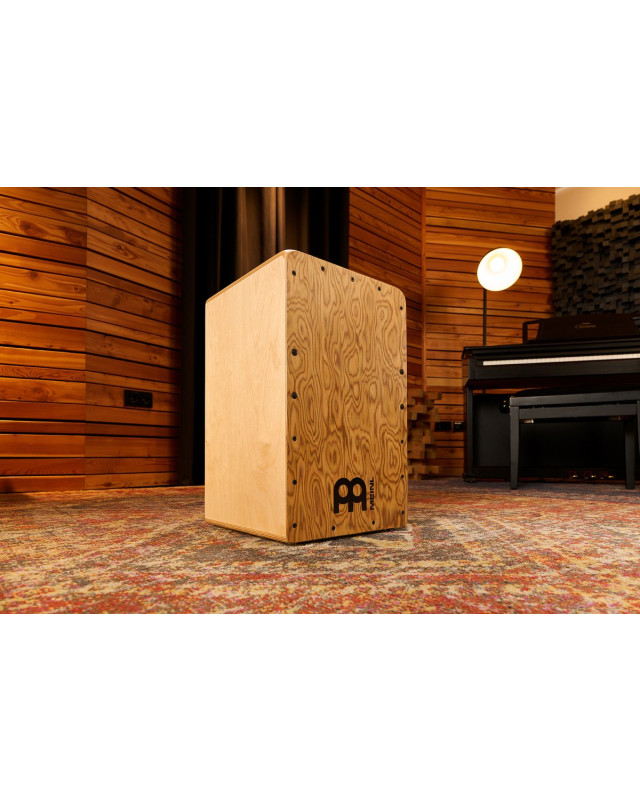 Meinl Percussion WCP100MB Woodcraft Professional Series String Cajon - Makah  Burl