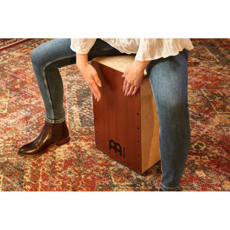 Meinl Percussion WCP100MH Woodcraft Professional Series String Cajon - Mahogany
