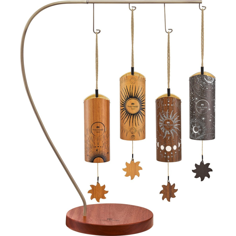 Meinl Sonic Energy CBCS4SET 4-piece Cosmic Bamboo Chime Set + Stand