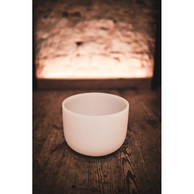 Meinl Sonic Energy CSB10D White-Frosted Crystal Singing Bowl 10