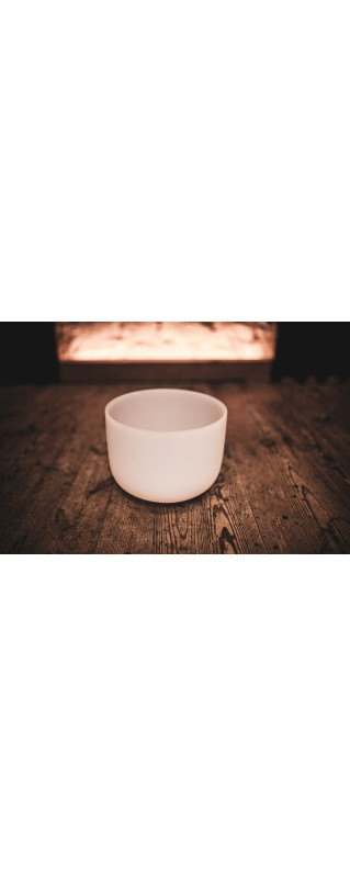 Meinl Sonic Energy CSB10E White-Frosted Crystal Singing Bowl 10