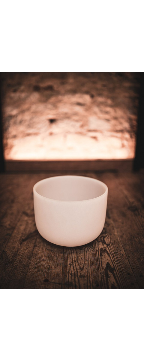 Meinl Sonic Energy CSB10E White-Frosted Crystal Singing Bowl 10