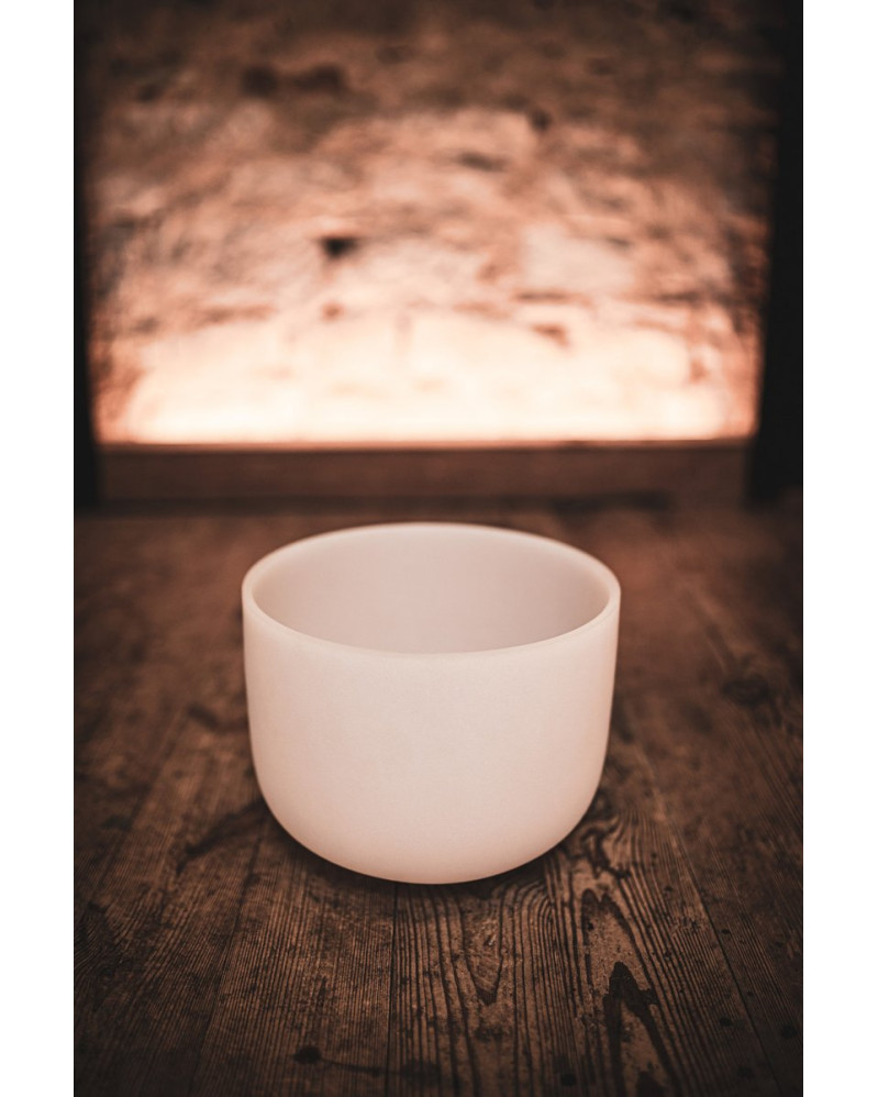 Meinl Sonic Energy CSB10G White-Frosted Crystal Singing Bowl 10