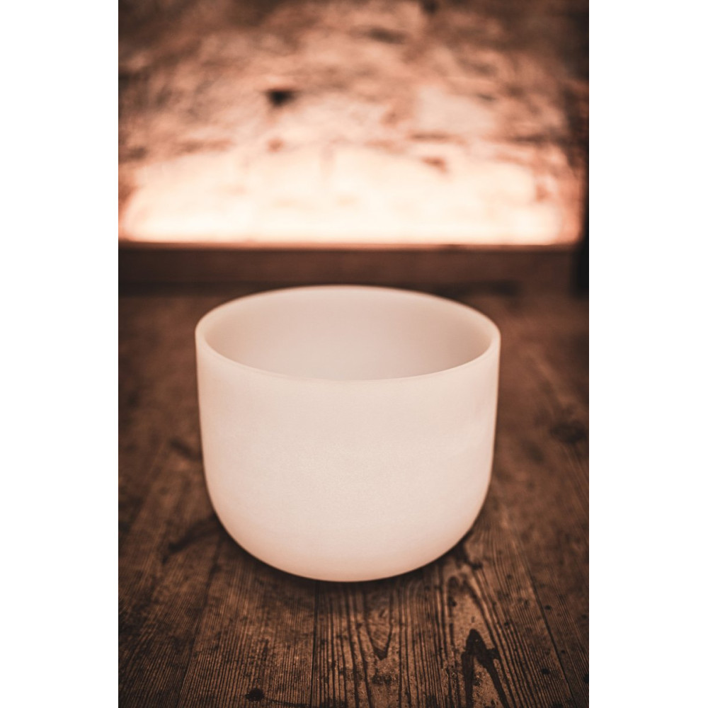Meinl Sonic Energy CSB11F White-Frosted Crystal Singing Bowl 11