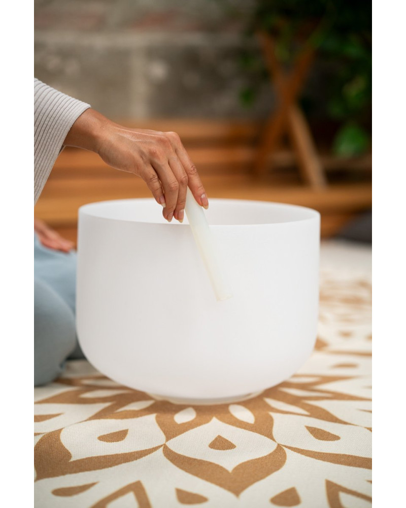 Meinl Sonic Energy CSB12A3 White-Frosted Crystal Singing Bowl 12