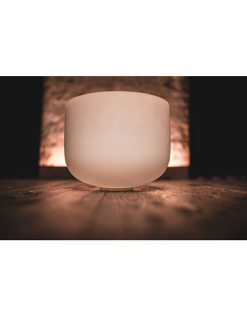 Meinl Sonic Energy CSB12D White-Frosted Crystal Singing Bowl 12