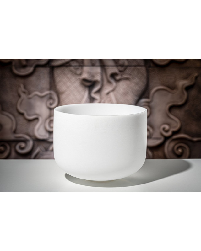 Meinl Sonic Energy CSB12D White-Frosted Crystal Singing Bowl 12