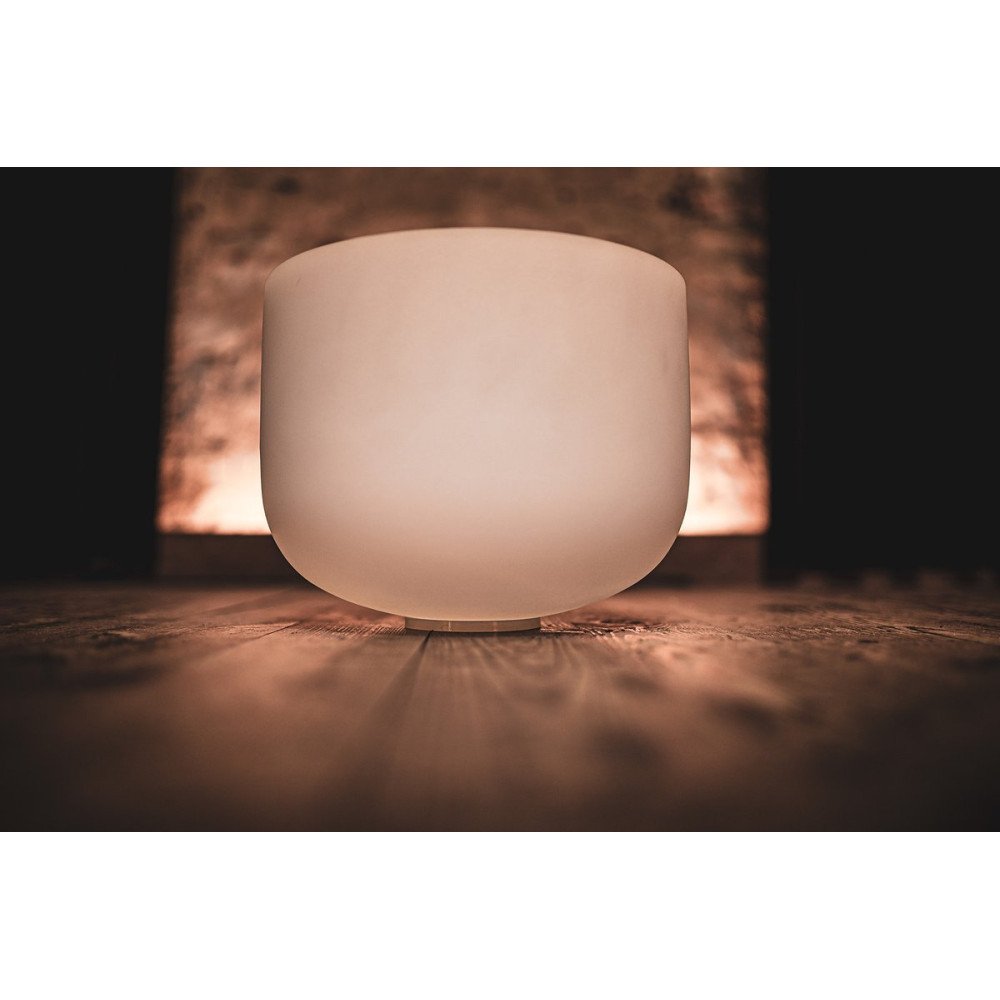 Meinl Sonic Energy CSB12E White-Frosted Crystal Singing Bowl 12