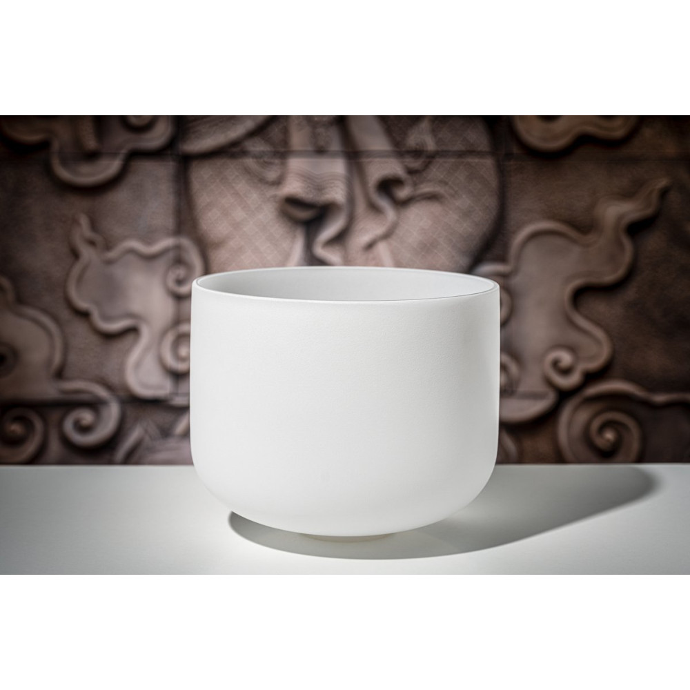 Meinl Sonic Energy CSB12E White-Frosted Crystal Singing Bowl 12