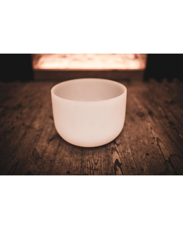 Meinl Sonic Energy CSB12F White-Frosted Crystal Singing Bowl 12
