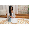 Meinl Sonic Energy CSB12F3 White-Frosted Crystal Singing Bowl 12