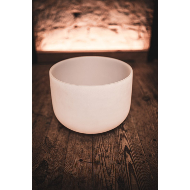 Meinl Sonic Energy CSB14C White-Frosted Crystal Singing Bowl 14