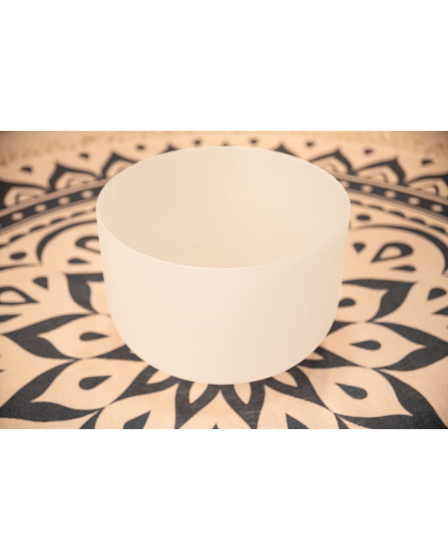 Meinl Sonic Energy CSB14G White-Frosted Crystal Singing Bowl 14