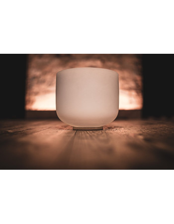 Meinl Sonic Energy CSB8B White-Frosted Crystal Singing Bowl 8