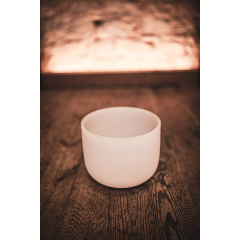 Meinl Sonic Energy CSB8F White-Frosted Crystal Singing Bowl 8