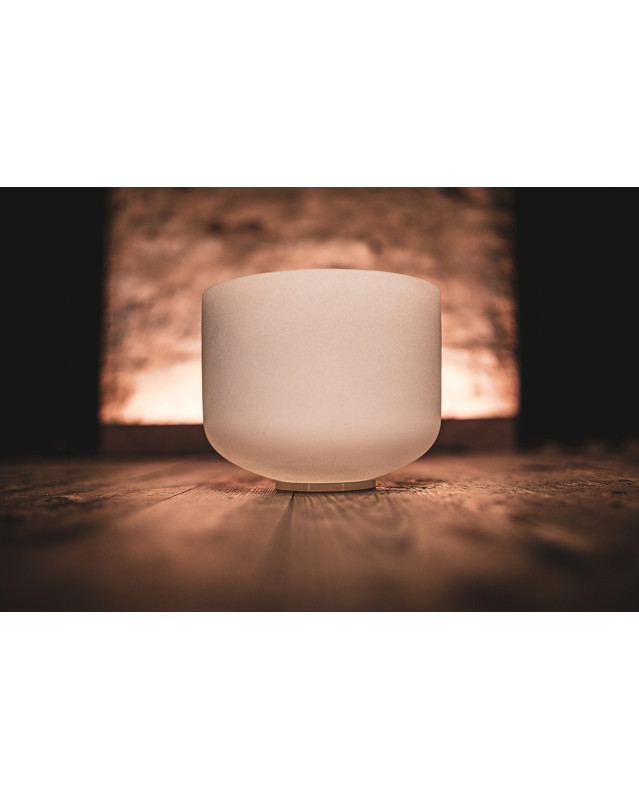 Meinl Sonic Energy CSB9A White-Frosted Crystal Singing Bowl 9