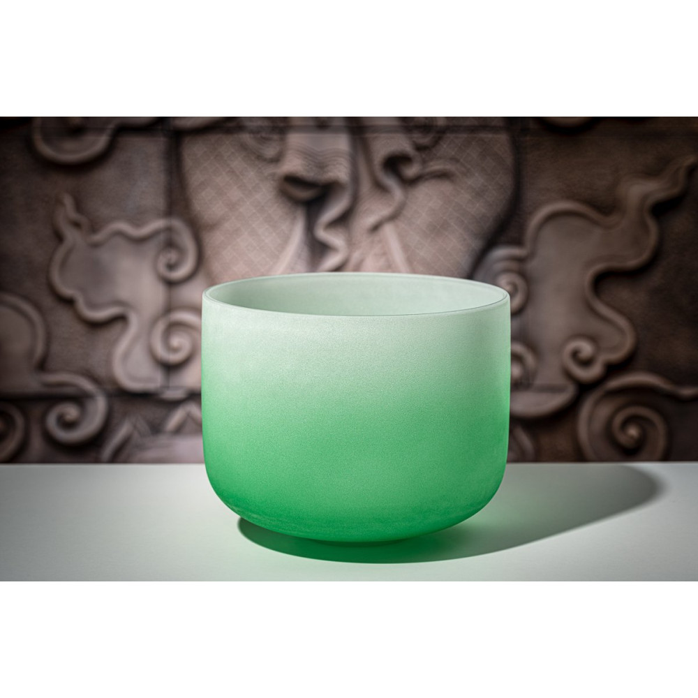 Meinl Sonic Energy CSBCSETCHA Color-Frosted Crystal Singing Bowl Chakra Set 7 pcs - B4/A4/G4/F4/E4/D4/C4/440 Hz