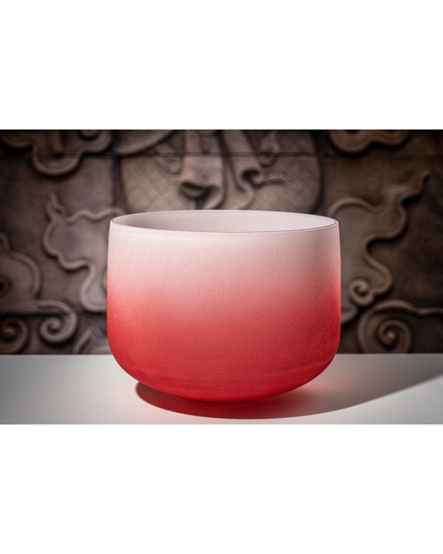 Meinl Sonic Energy CSBCSETCHA Color-Frosted Crystal Singing Bowl Chakra Set 7 pcs - B4/A4/G4/F4/E4/D4/C4/440 Hz